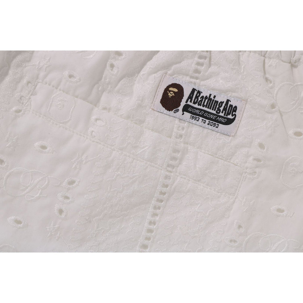 EMBROIDERY RELAXED FIT SHORTS MENS