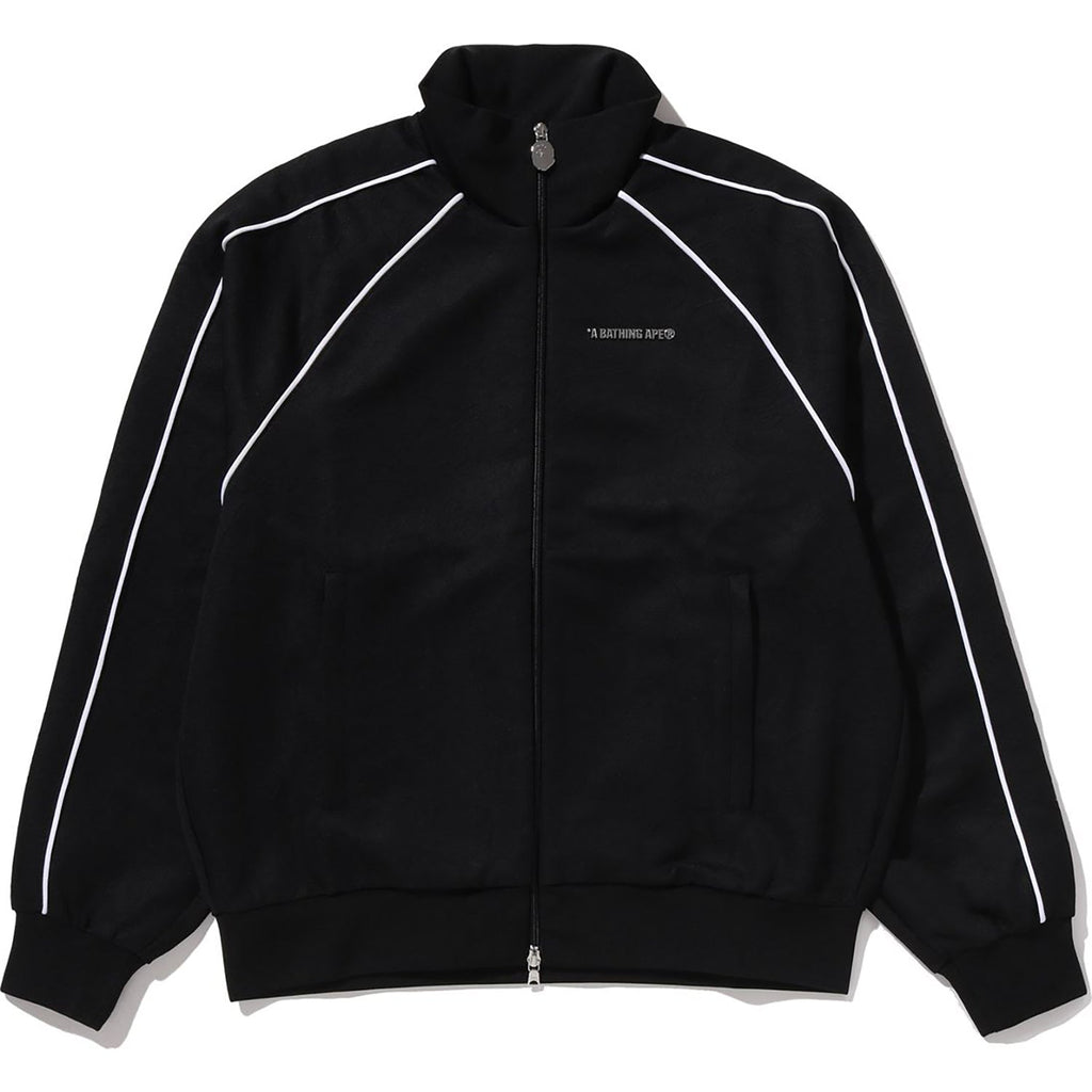 LINE CAMO JACQUARD METAL LOGO RELAXED FIT TRACK JACKET MENS